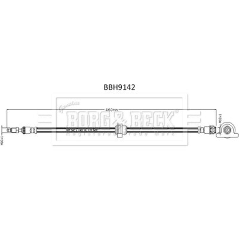 Borg & Beck Brake Hose  – BBH9142