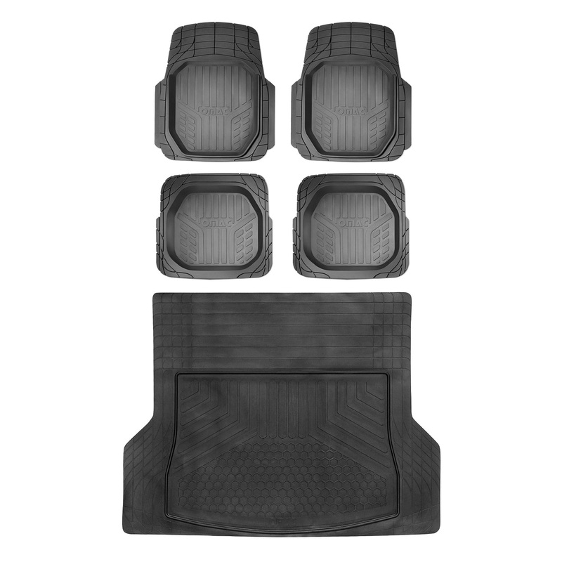 2019-2025 Honda Passport Semi-Custom fit Floor Mats & Cargo Liner Black