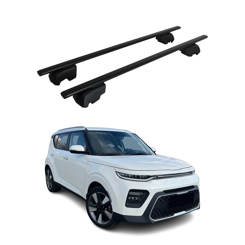 2020-2022 Kia Soul X-Line Roof Rack Cross Bars Black