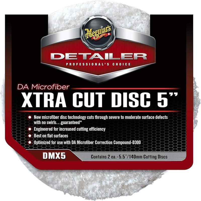 Meguiars DA Microfibre Xtra Cut Disc (2 Pack) – 5 inch