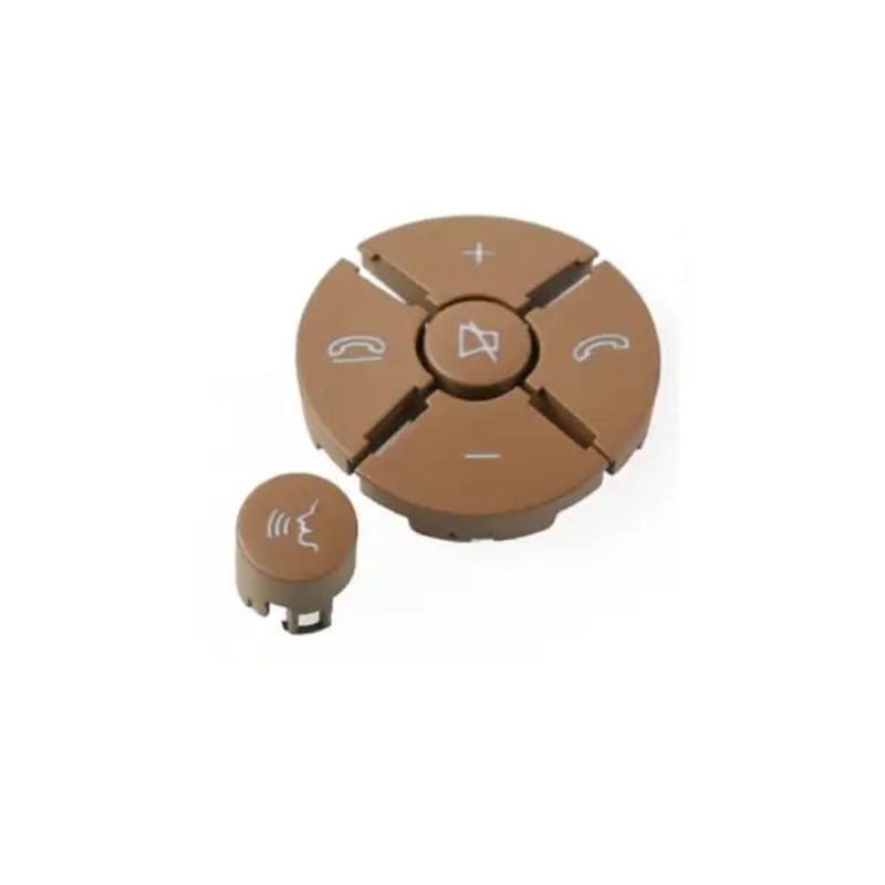 Car Craft Steering Wheel Knob Button Compatible With Mercedes S Class W221 2010-2014 Steering Wheel Knob Button Brown 22182158517251r Right CC-2747