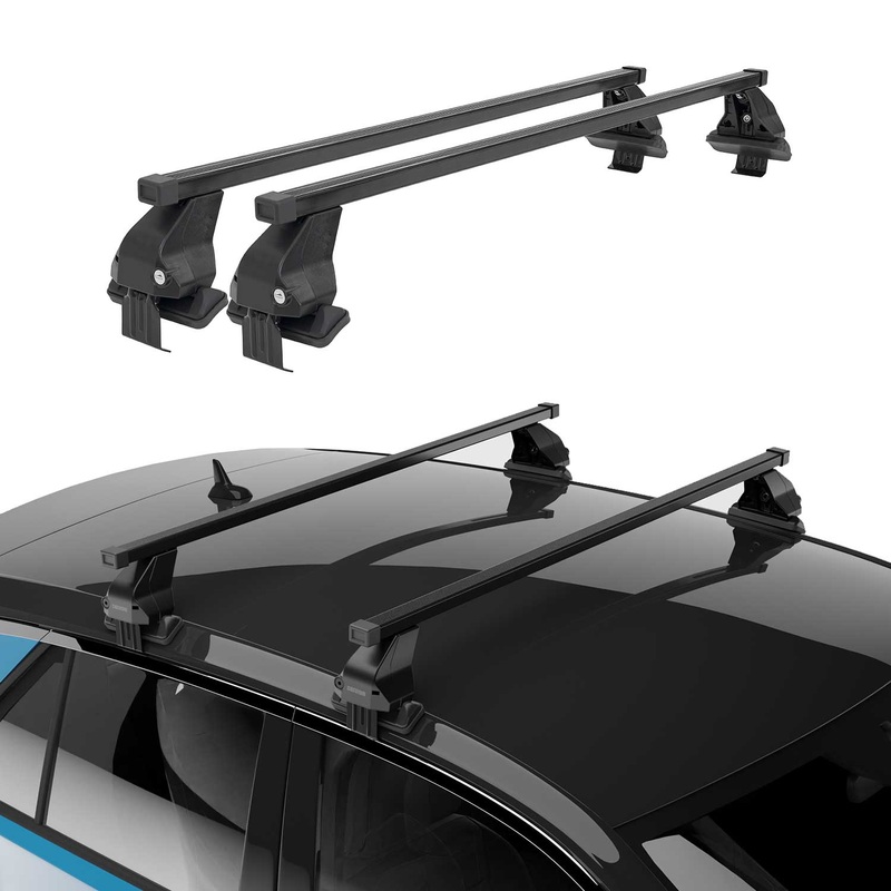 2019-2024 VW Tiguan R-Line Roof Rack Cross Bars Black