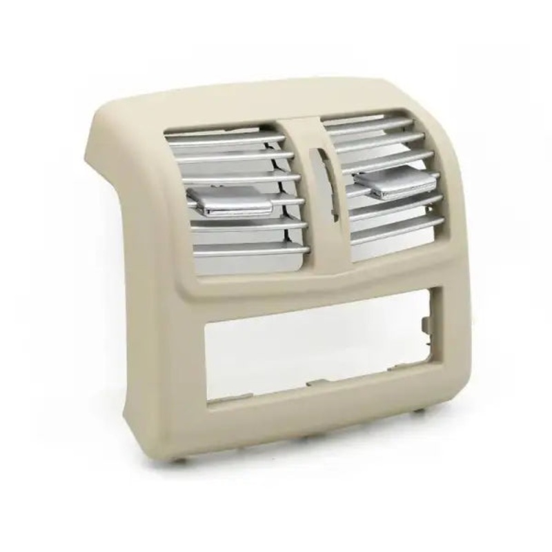 Car Craft Ac Vent Grill Rear Compatible With Mercedes E Class W212 2009-2015 Ac Vent Grill Rear Light Beige With Chrome High Model 21283002018r99 CC-1064