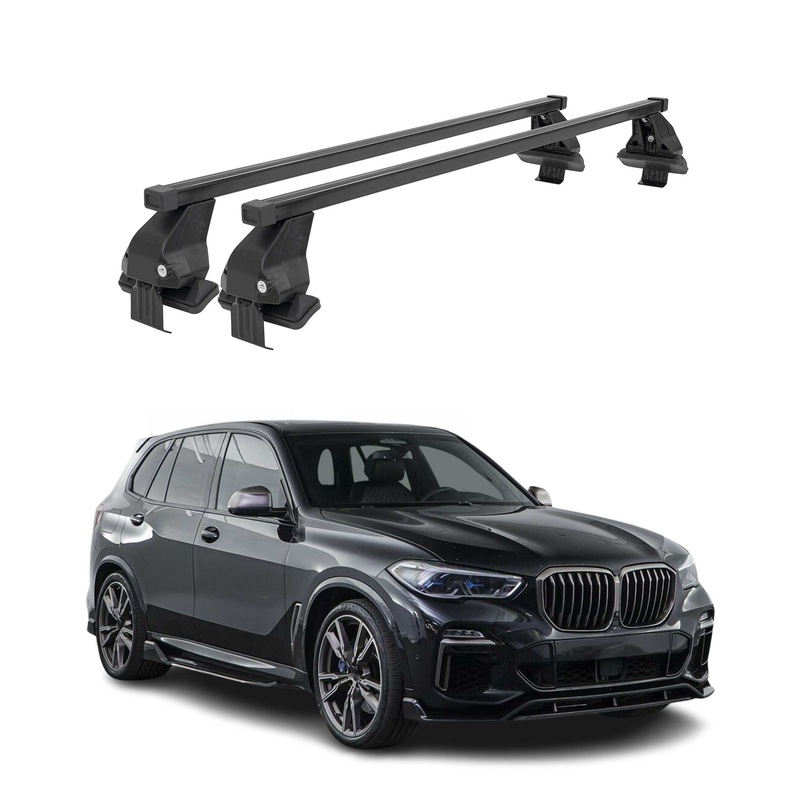 2019-2025 BMW X5 G05 Roof Rack Cross Bars Black