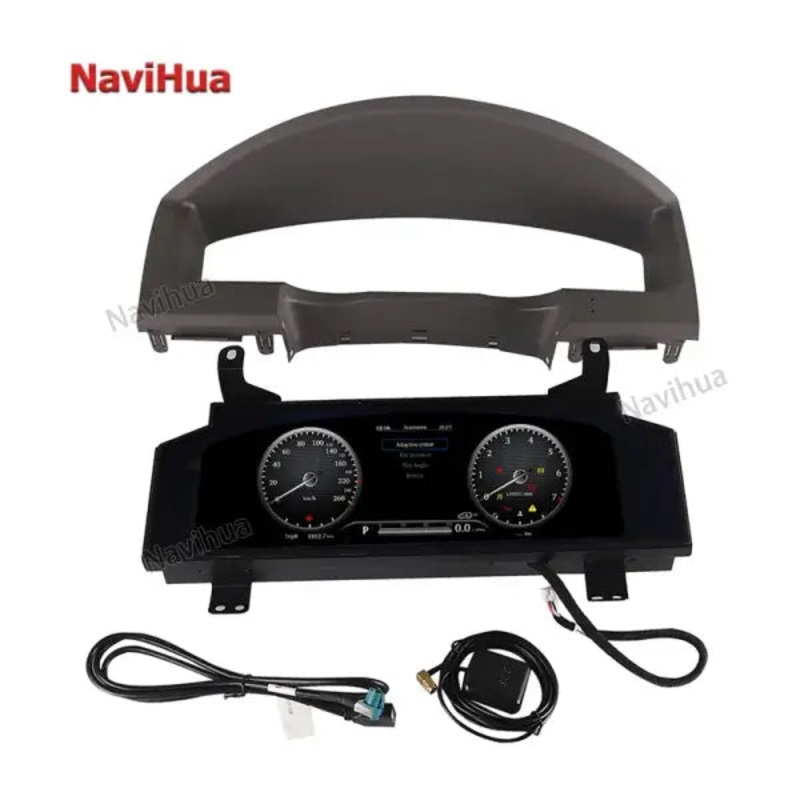 12.3 Car GPS Multimedia LCD Digital Instrument Gauge Cluster Speedometer Dashboard Auto Meter for Toyota Land Cruiser Android Player
