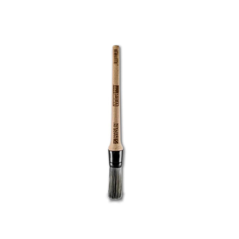 ValetPro Small Wooden Handle Dash Brush (Chemical Resistant)