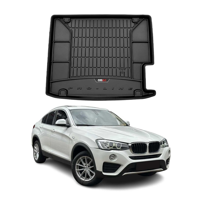 2015-2018 BMW X4 F26 Premium Cargo Liner Trunk Mat All Weather Heavy Duty Black