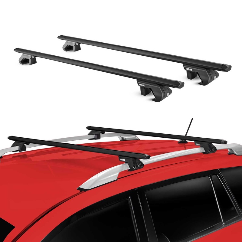1989-1995 BMW 5 Series E34 Wagon Roof Rack Cross Bars Black