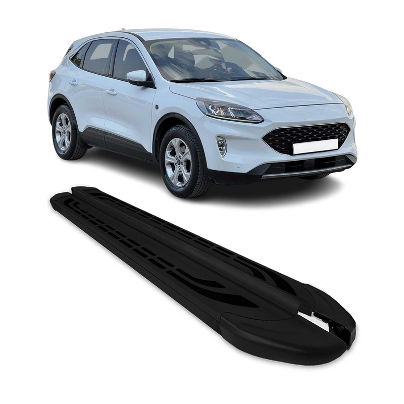 2013-2019 Ford Escape Running Boards Side Steps Black