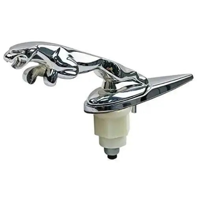 Car Craft Xf Logo Chrome Badge Compatible with Jaguar Xf Logo Xjl Style Hood Xfs Xjl F Pace Xkr 2008-2020 Chrome CC-1971