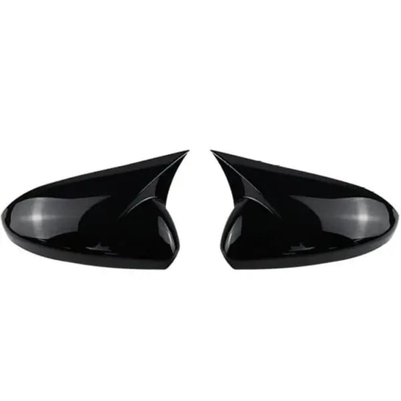 Car Craft Side Mirror Cover Compatible With Hyundai I20 2009-2012 Side Mirror Cover Glossy Balck I20 Mirror Cover 2009 Glossy Black Aerodynamic CC-2039