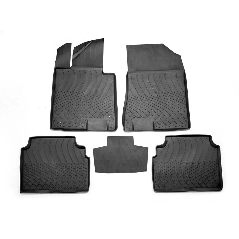 2020-2026 Hyundai Sonata Floor Mats Liners Full Set All Weather Black