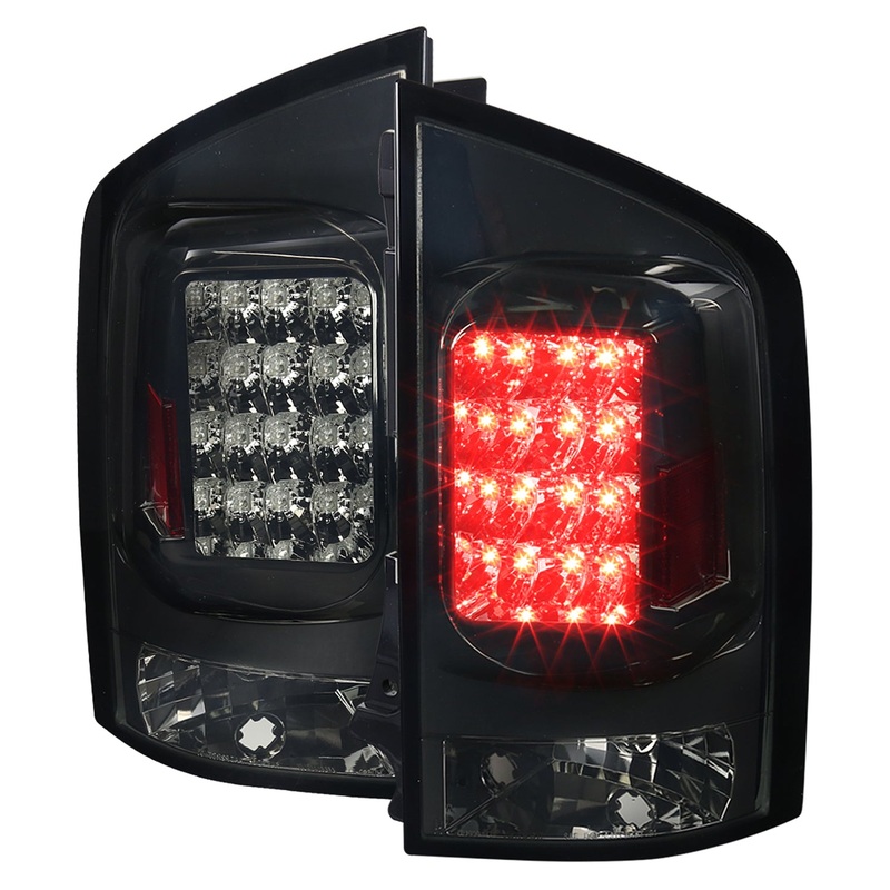 2005-2015 Nissan Armada LED Tail Lights Chrome Housing/Smoke Lens