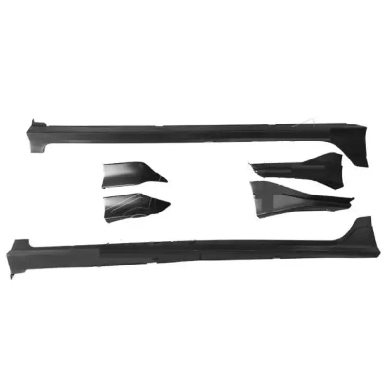 Car Craft Side Skirts Bumper Angel Frame Compatible with Honda City 2020 Side Skirts Bumper Angel Frame Mouldo Style Set Ar-honda-070 Glossy Black CC-259