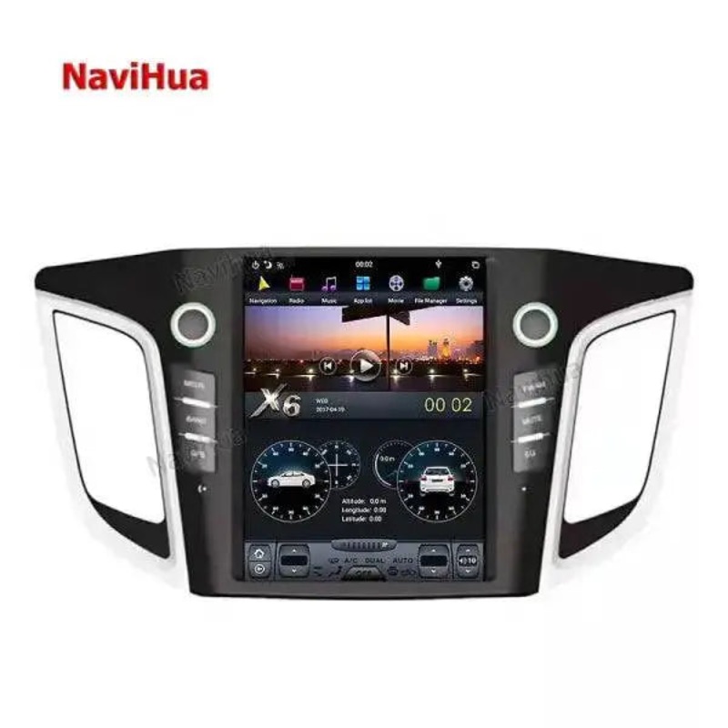 10.4 Inch Built-In HD GPS Navigation Touch Screen Android Car Radio Car DVD Player Car Stereo for Hyundai Creta IX25