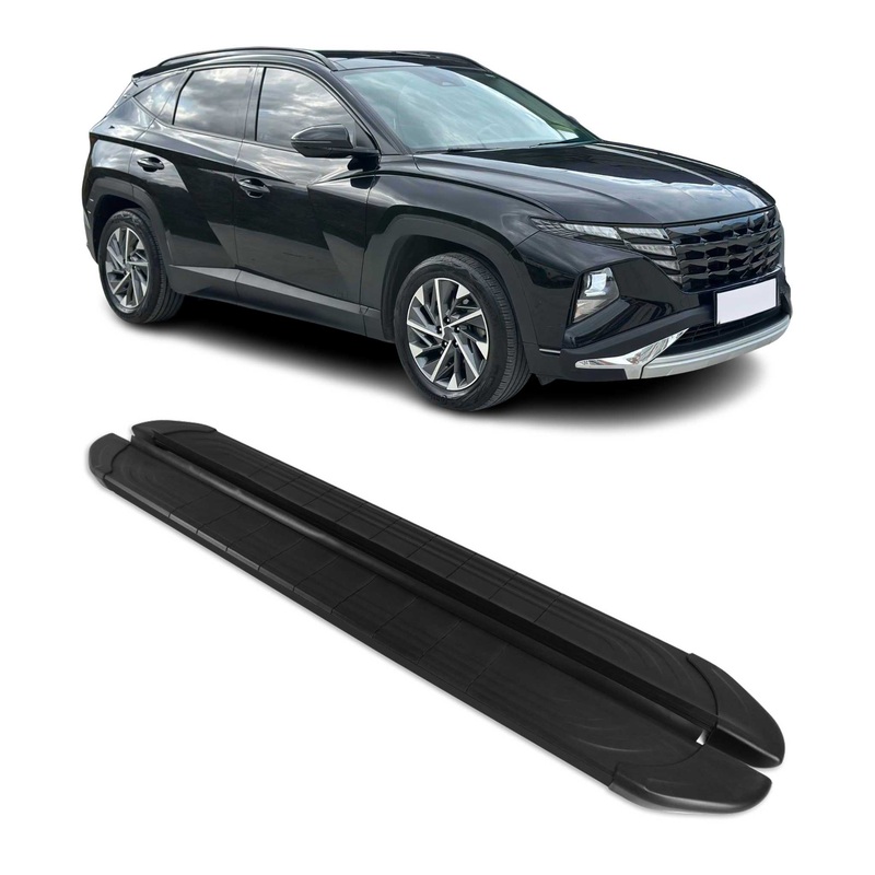 2022-2026 Hyundai Tucson Running Boards Side Steps Black