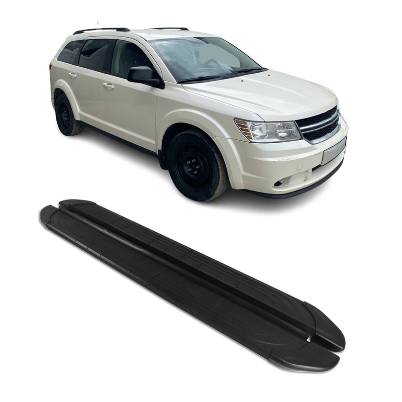 2009-2020 Dodge Journey Nerf Bar Side Step Running Boards Alu 2x