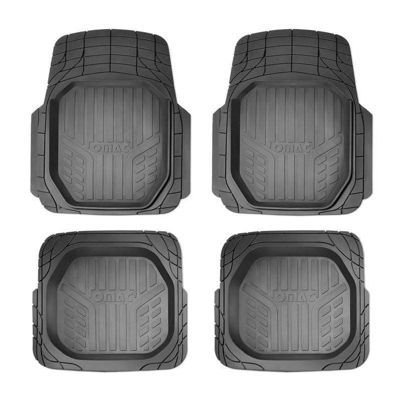 2000-2008 ToyotaSolara Semi-Custom fit Floor Mats Liner All Weather 3D Black Waterproof 4Pcs