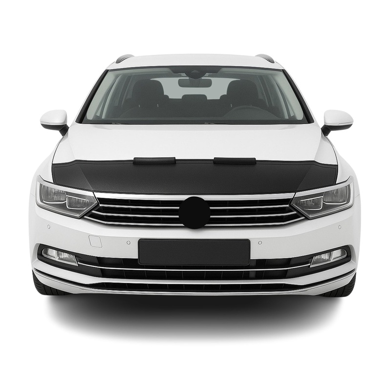 2015-2019 VW Passat B8 Car Bonnet Mask Hood Bra Black 1 Pc