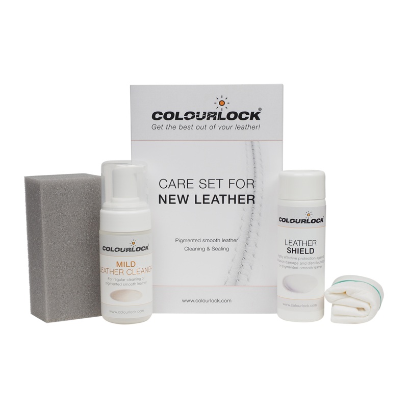 Colourlock New Leather Care Kit – Mild Leather Cleaner & Leather Shield