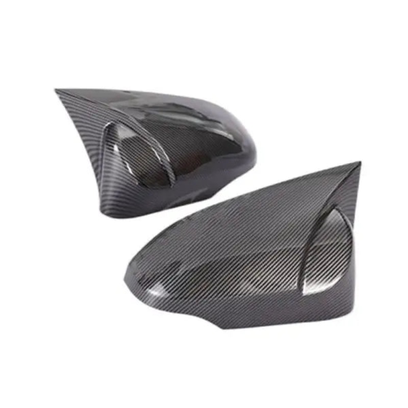Car Craft Side Mirror Cover Compatible With Toyota Corolla Altis E170 2014-2017 Side Mirror Cover Aerodynamic Carbon Fiber Look Corolla Mirror Cover 14 Carbon Fiber A CC-1992