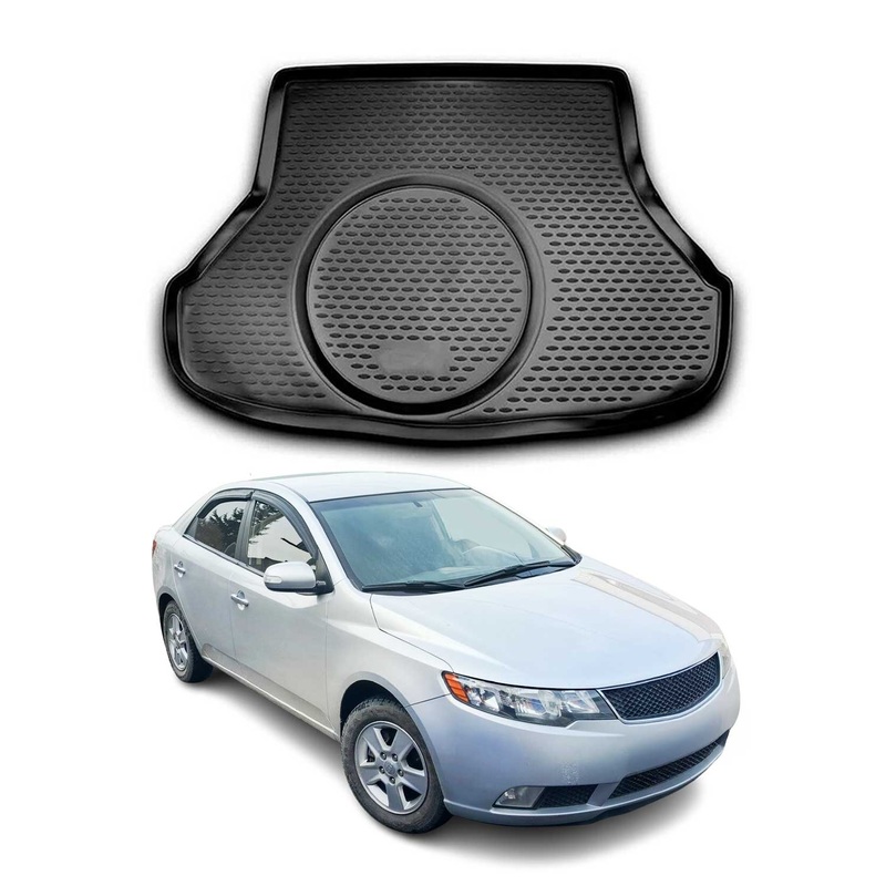2010-2013 Kia Forte Cargo Liner Trunk Mat All Weather Black