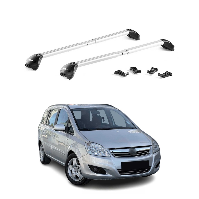 Roof Rack Cross Bars Luggage Carrier for Buick Regal 2011-2018 Alu Grey 2x