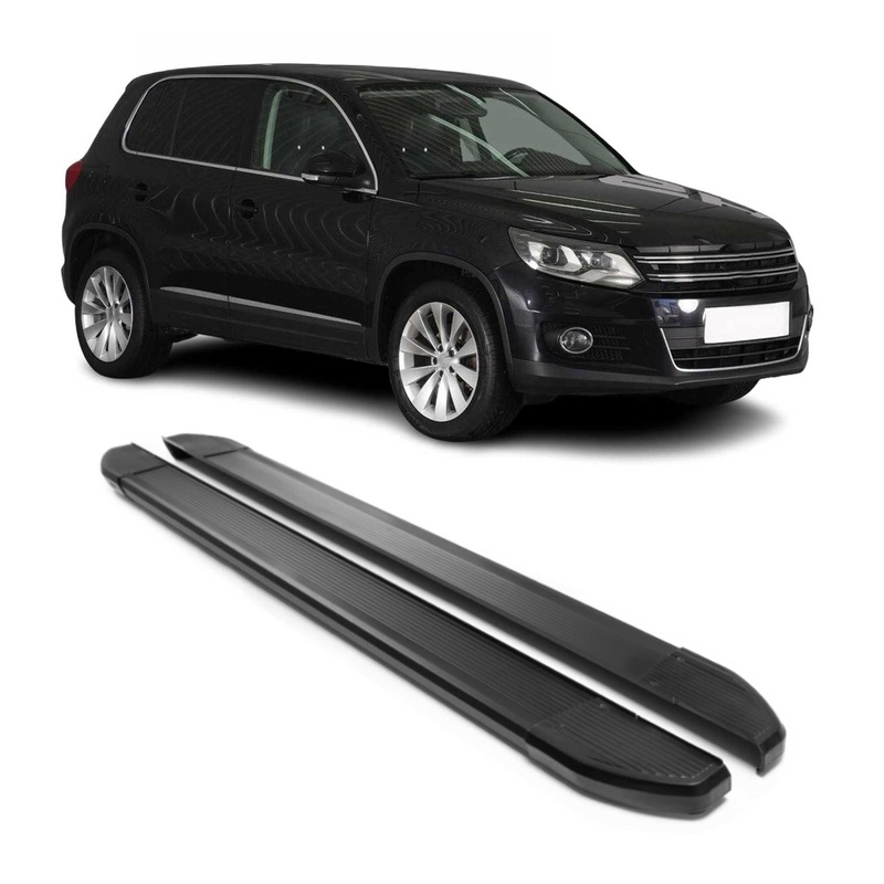 2017-2018 VW Tiguan Limited Running Boards Side Steps Black