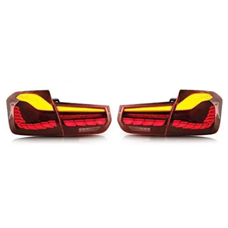 CAR CRAFT 3 Series Taillight Tail Lamp Compatible With Bmw 3 Series Taillight Tail Lamp 3 Series F30 2012-2018 Dragon Red Yab-bmw-0293a-rc CC-2890