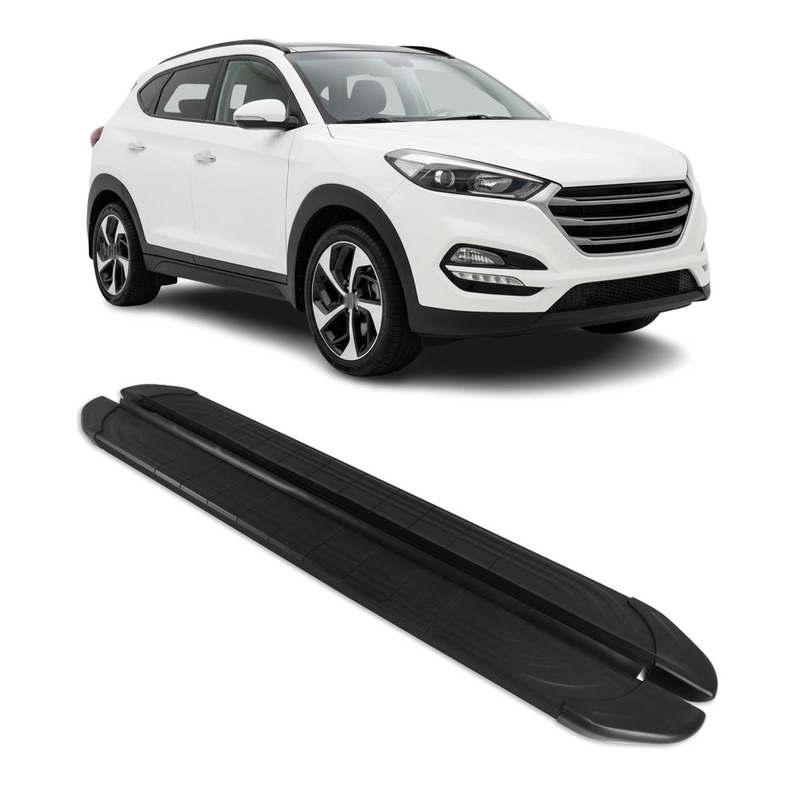 2016-2021 Hyundai Tucson Running Boards Side Steps Black