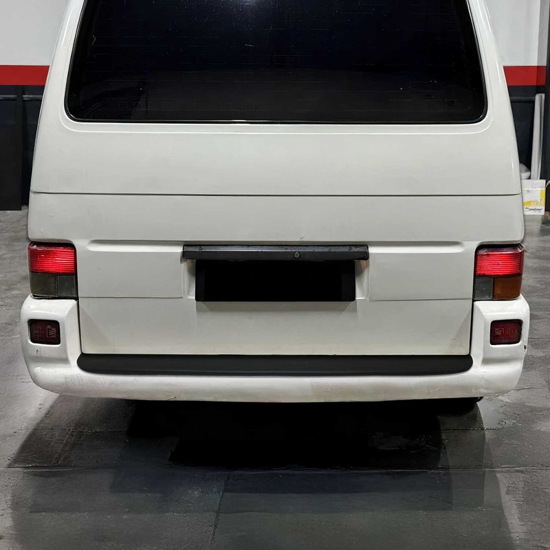 1992-2003 VW Eurovan Rear Bumper Sill Cover Protector Guard ABS Matte Black