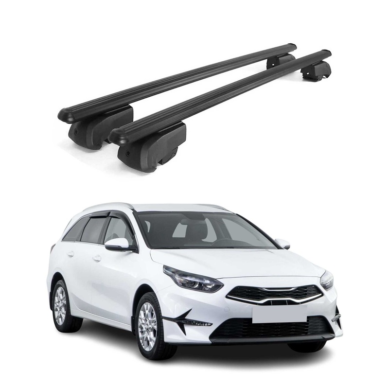 2018-2025 Kia Cee’d Sportswagon Roof Rack Cross Bars Black