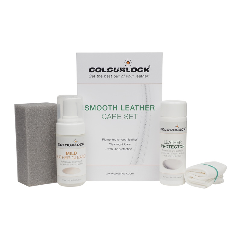 Colourlock Smooth Leather Care Kit – Mild Leather Cleaner & Protector