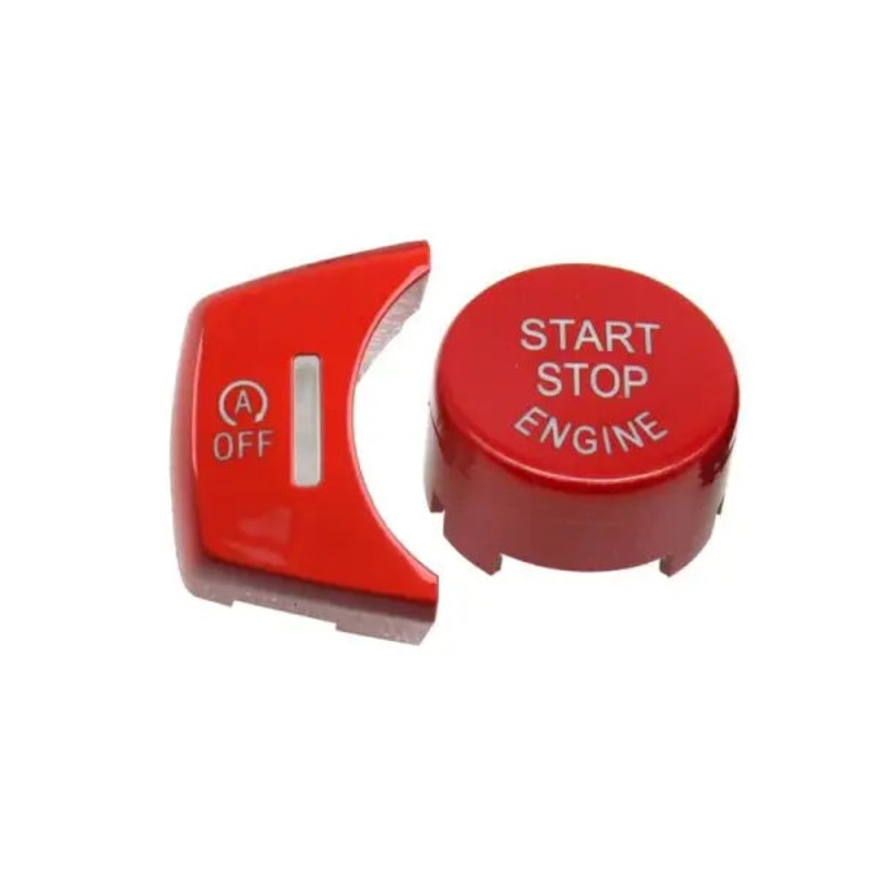 Car Craft Start Stop Button Switch Compatible With Bmw X3 F25 2011-2017 X4 F26 2013-2018 Start Stop Button Switch Red 61319291694-2 61319291690-2 61319153831-2 A CC-1056