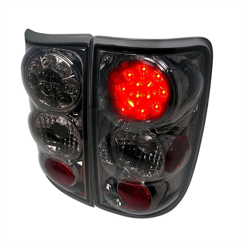 1995-2004 Chevy Blazer/ GMC Jimmy/Envoy Bravada LED Tail Lights Chrome/Smoke