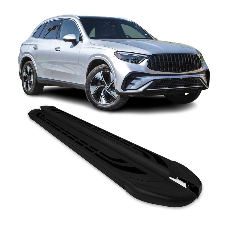 2023-2026 Mercedes GLC Class X254 Running Boards Side Steps Black