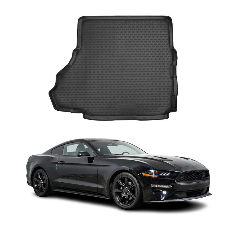 2019-2023 Ford Mustang Cargo Liner Trunk Mat All Weather Black