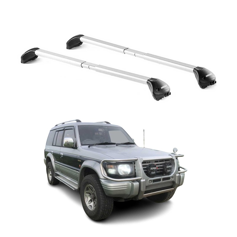Roof Rack Cross Bars Luggage Carrier for Mitsubishi Montero 1992-1999 Alu 2Pcs