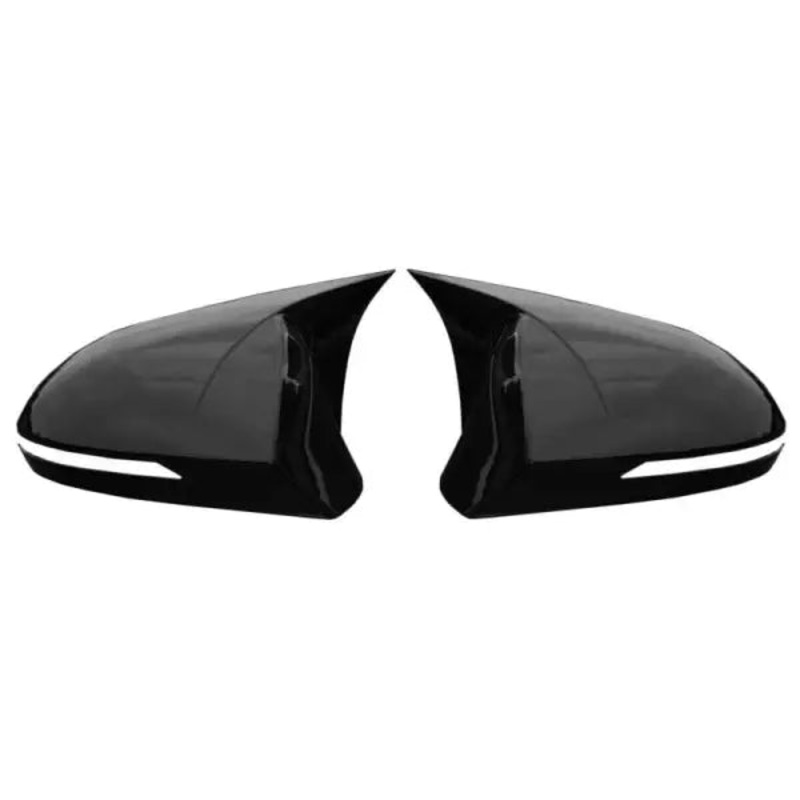 Car Craft Side Mirror Cover Compatible With Hyundai Tucson 2021-2023 Side Mirror Cover Glossy Black Tucson Mirror Cover 2021 Glossy Black Aerodynamic CC-2023