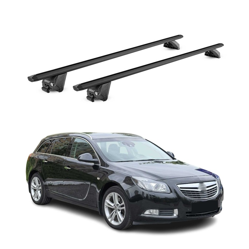 Roof Rack Cross Bars Luggage Carrier for Buick Regal 2011-2018 Alu Black 2x