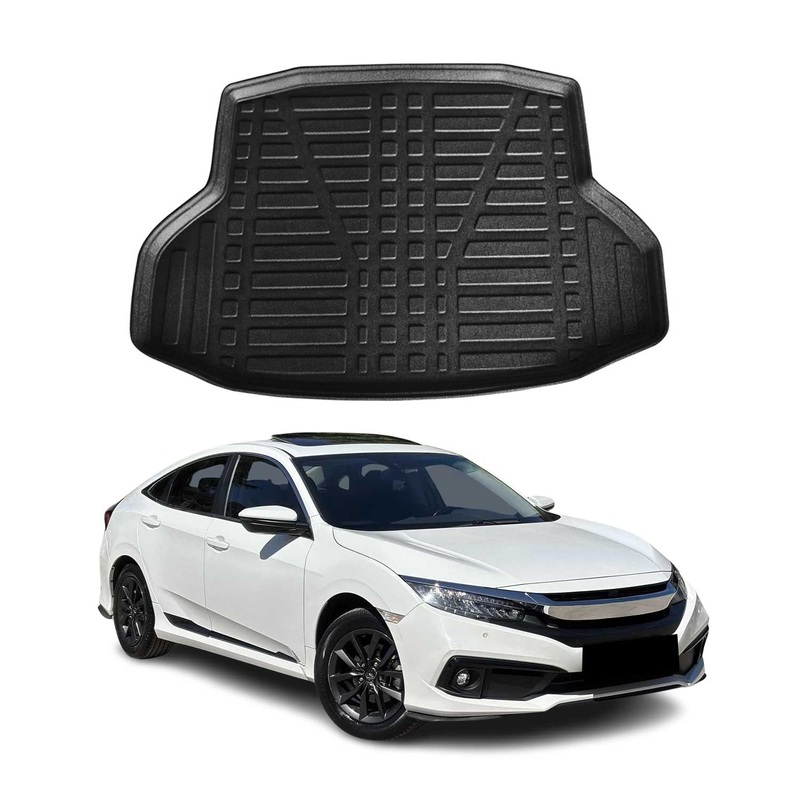 2016-2021 Honda Civic Sedan Cargo Liner Trunk Mat All Weather Black