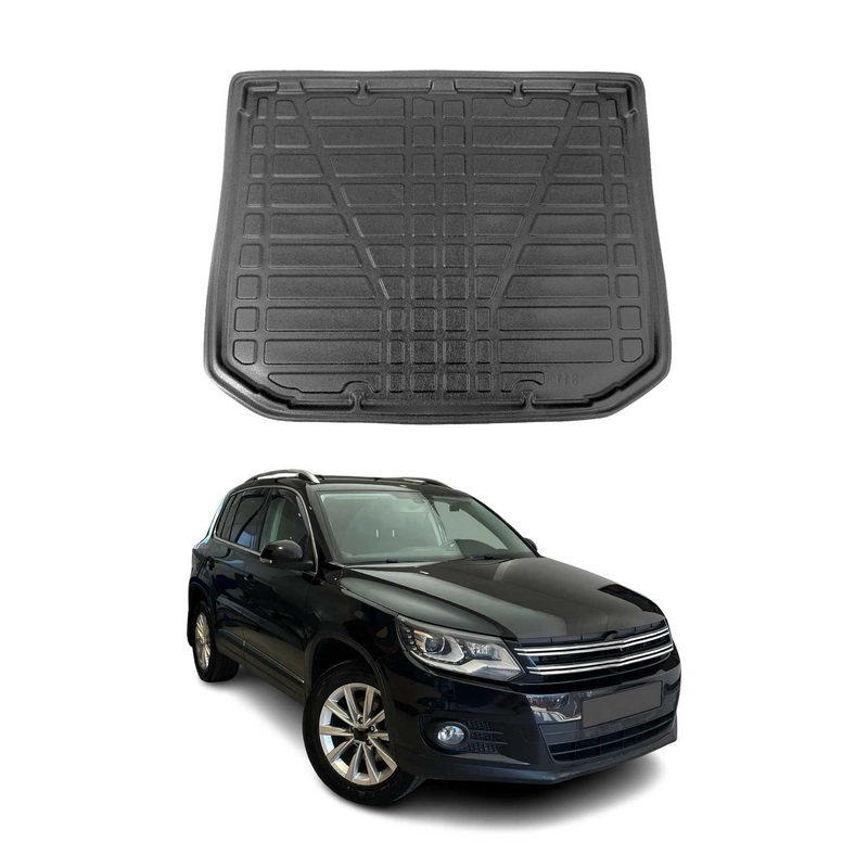 2009-2017 VW Tiguan Cargo Liner Trunk Mat All Weather Black