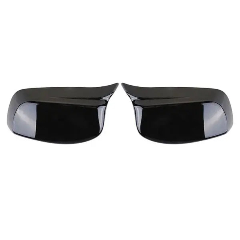 Car Craft Side Mirror Cover Compatible With Bmw 5 Series E60 2006-2010 6 Series E63 2007-2011 Side Mirror Cover Glossy Black E60 Mirror Cover 2007 Glossy Black Aerodynamic CC-2029