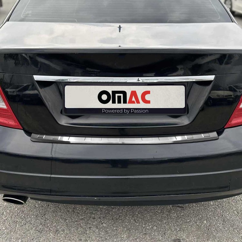 2010-2014 Mercedes C Class W204 Wagon Rear Bumper Guard Stainless Steel Brushed