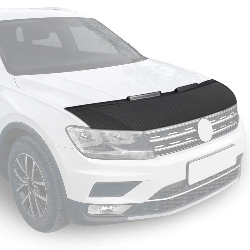 2005-2010 Kia Sportage Car Bonnet Mask Hood Bra Carbon Black 1 Pc
