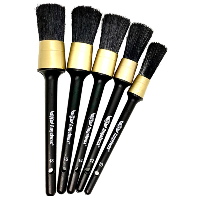 Angelwax Brush-Up Bristle Brush Set
