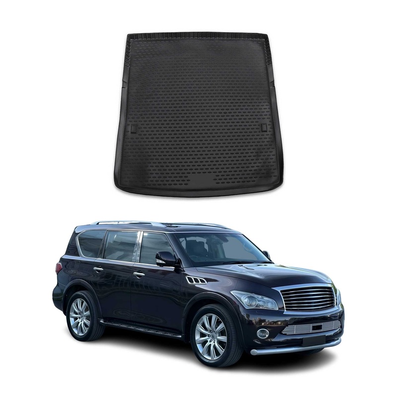 2010-2013 Infiniti QX56 Cargo Liner Trunk Mat All Weather Black