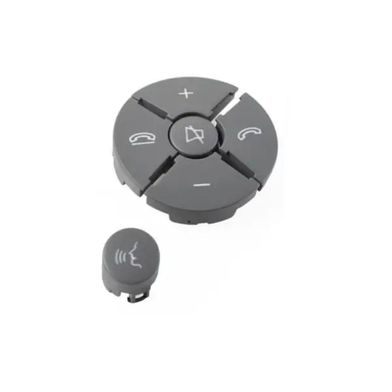 Car Craft Steering Wheel Knob Button Compatible With Mercedes S Class W221 2010-2014 Steering Wheel Knob Button Gray 22182158517251r Right CC-2749