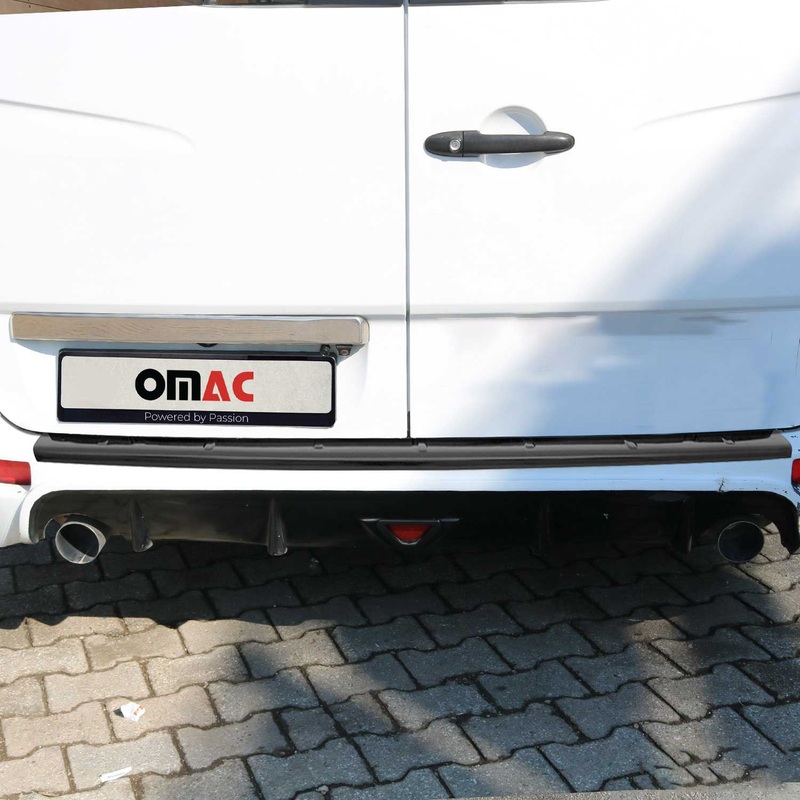 2019-2025 Mercedes Sprinter W907 910 Rear Bumper Guard Acrylic Black