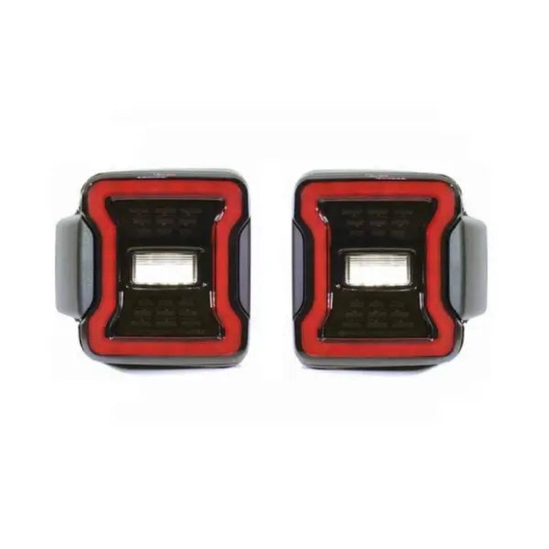 CAR CRAFT Upgraded Taillight Taillamp Compatible With Jeep Wrangler 2018-2023 Jeep Wrangler Upgraded Taillight Taillamp CC-2907
